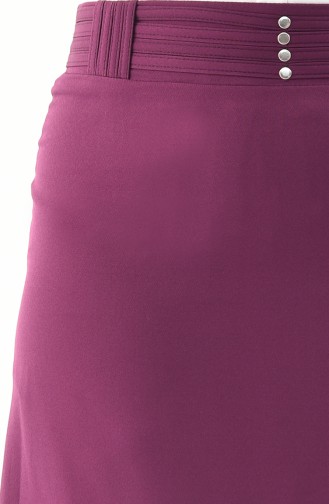 Large Size Pencil Skirt 0406-04 Plum 0406-04