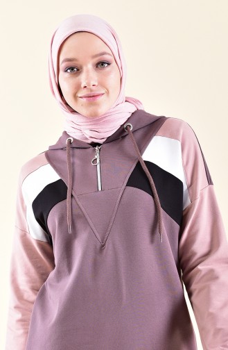 BWEST Hooded Tracksuit 8331-01 Brown 8331-01