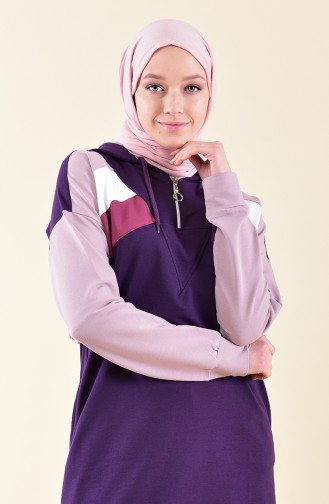 BWEST Hooded Tracksuit 8331-04 Purple 8331-04