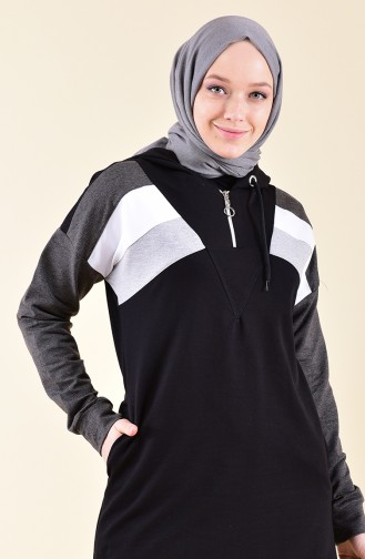 BWEST Hooded Tracksuit 8331-07 Black 8331-07