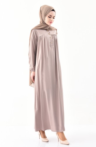 Buglem Buttoned Dress 1195-06 Mink 1195-06