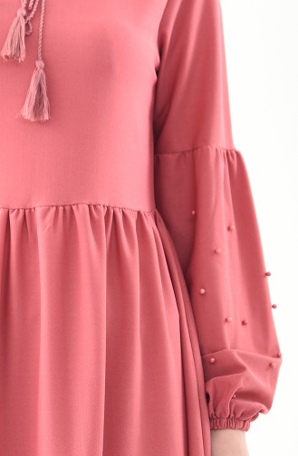 Pearl Sleeve Dress  0307-06 Dry Rose 0307-06