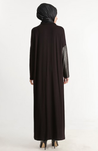 Black İslamitische Jurk 1353-01