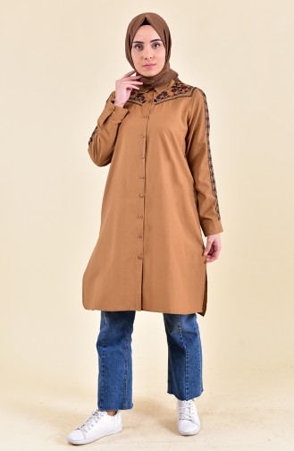 Embroidered Tunic 8224-02 Mustard 8224-02