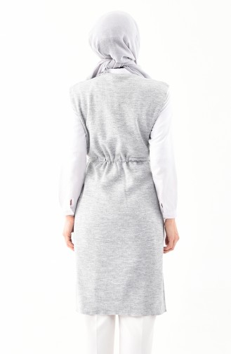 Gilet avec Poches 38822-15 Gris Clair 38822-15