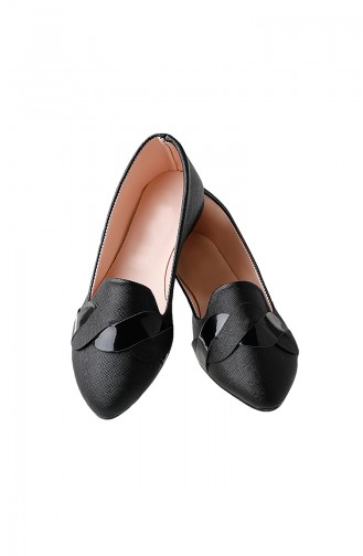 Women´s Flat Shoes Ballerina 0119-01 Black 0119-01