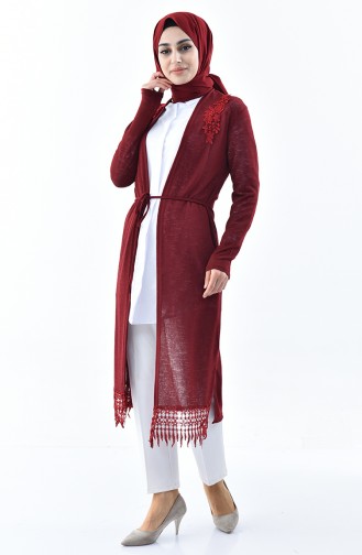 Claret Red Cardigans 0707-05