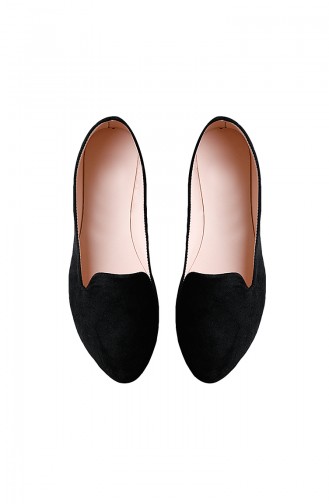 Schwarz Damen Ballerinas 0121-01