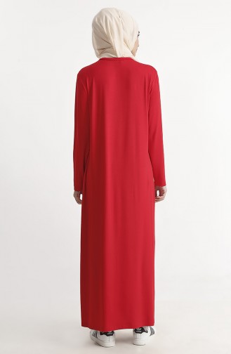 Basic Elbise 1243-03 Kırmızı 1243-03
