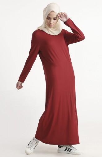 Basic Kleid 1243-06 Weinrot 1243-06