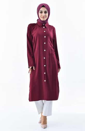 iLMEK Buttoned Tunic 5244-05 Cherry 5244-05