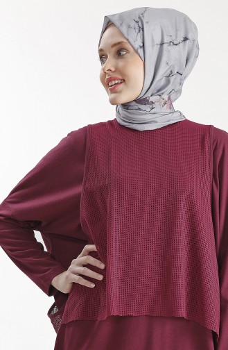 Basic Tunik 1233-01 Bordo 1233-01