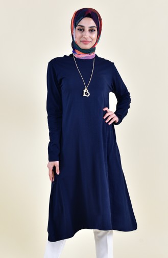 Necklace Tunic 7815-01 Navy Blue 7815-01