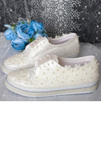 Bridal Pearl Lace Shoes A192Yhmd00021607 192YHMD00021607