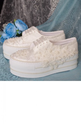 Bridal Pearl Lace Shoes A192Yhmd00061607 192YHMD00061607