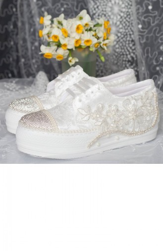 Bridal Pearl Lace Shoes A192Yhmd00071607 192YHMD00071607