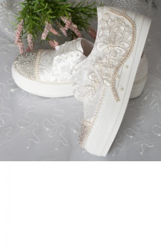 Bridal Pearl Lace Shoes A192Yhmd00071607 192YHMD00071607