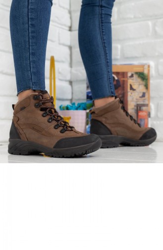 Greyder Kadın Outdoor Bot A192Kgry00015236 Haki Deri