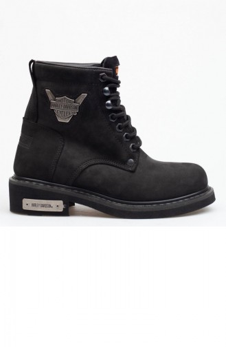 Harley Davıdson Erkek Çocuk Bot A17Gkhdv0001570 Siyah Nubuk