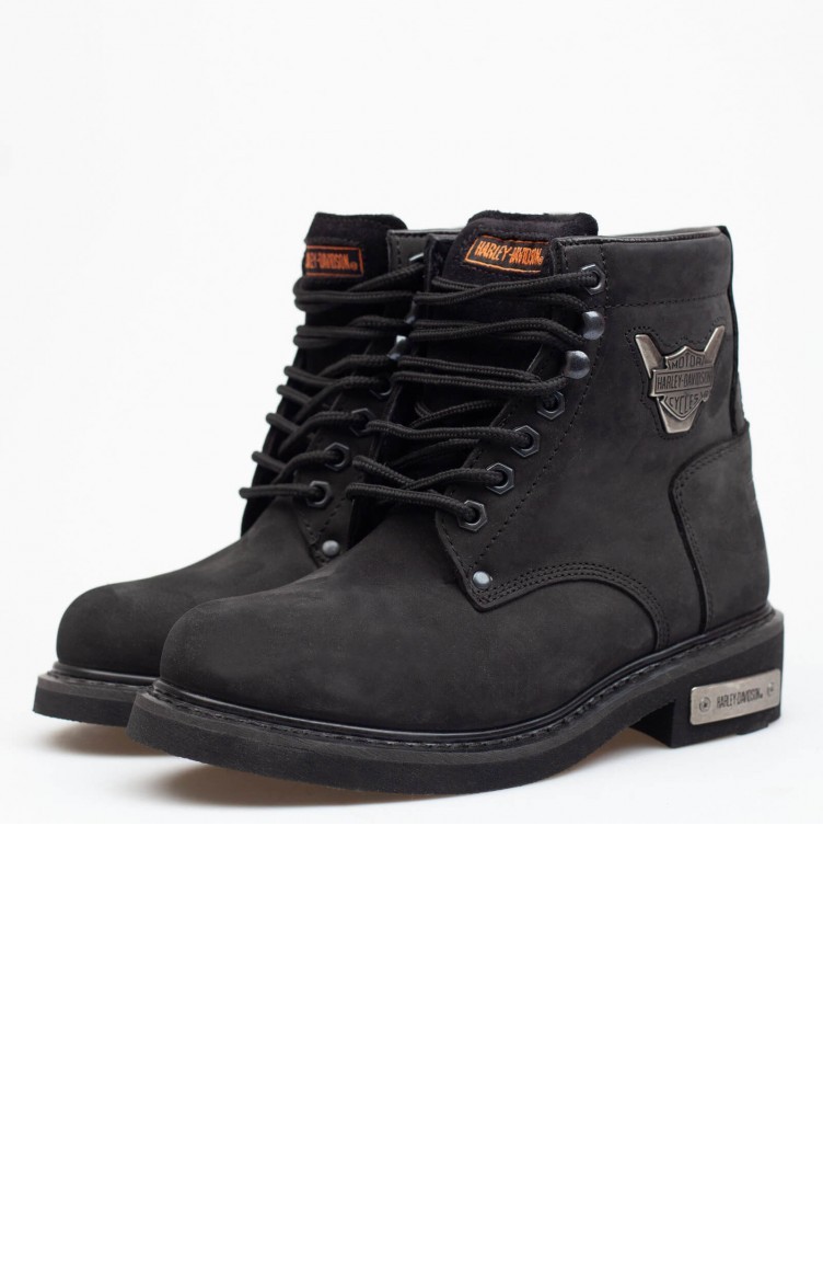 harley davidson erkek cocuk bot a17gkhdv0001570 siyah nubuk