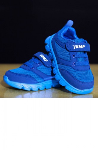 Jump Bebek Ayakkabı A19Byjmp0001557 Saks Mavi Tekstil