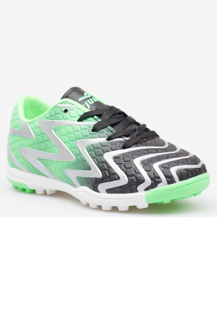 Jump Erkek Cocuk Hali Saha Ayakkabisi A19fkjmp0033192 Siyah Yesil Tekstil Sefamerve