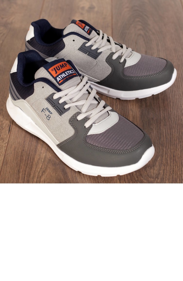 Jump Erkek Cocuk Spor Ayakkabi A19gyjmp00132384 Gri Deri Sefamerve