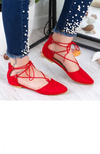Chaussures Pour Femme A182Ypbc0009060 Rouge Daim 182YPBC0009060