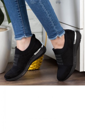 Black Casual Shoes 192YCEL0005035
