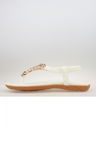 White Summer Sandals 182YGUJ0030002