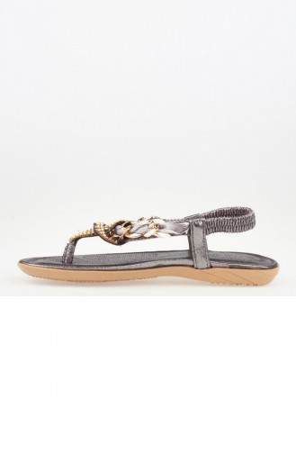 Gray Summer Sandals 182YGUJ0038015