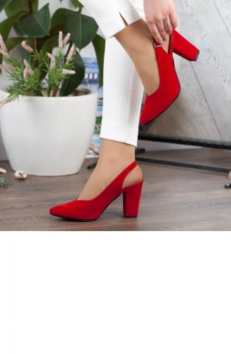 أحذية الكعب العالي أحمر 182YAKT0017060