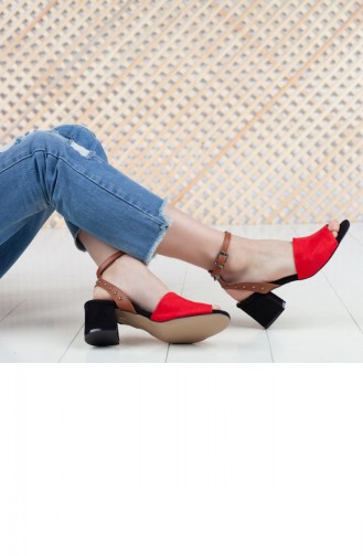 Red High-Heel Shoes 182YSMS0028060