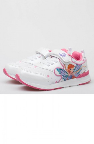 Kınetıx Chaussures Sport Pour Enfant A19Pkknt0004002 Blanc Cuir 19PKKNT0004002
