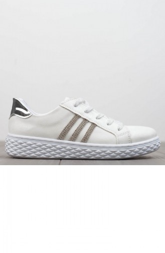 White Casual Shoes 19FYMNİ0003002
