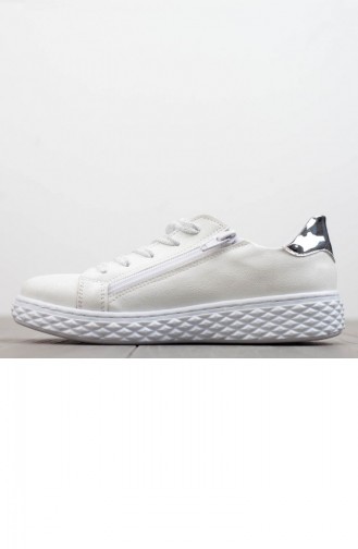 White Casual Shoes 19FYMNİ0003002