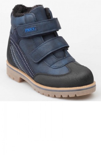 Navy Blue Children`s Shoes 19FKPNY0001007