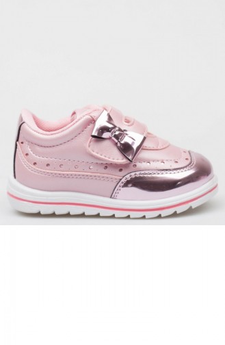 Pinokyo Kız Bebek Ayakkabı A19Bkpny0011009 Pembe Deri