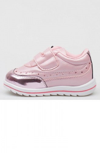Pinokyo Chaussures Pour Bébé A19Bkpny0011009 Rose Cuir 19BKPNY0011009