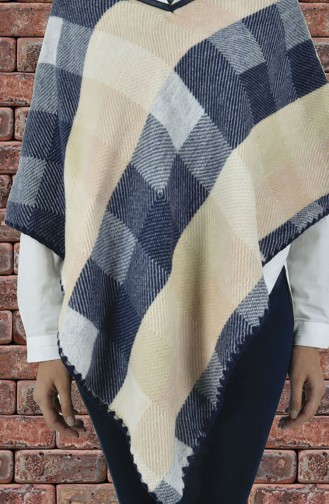 Dolce Bonita Wear Poncho Bleu 10501003 10501003