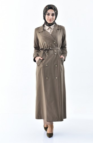 Trench Coat a Ceinture 5089-01 Khaki 5089-01