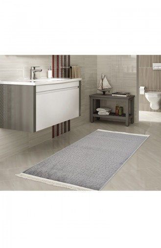 Armada Taş Desen Banyo Halısı 80x150 Gri 40301010
