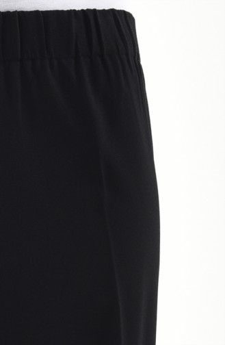Pantalon Large élastique 1020-01 Noir 1020-01