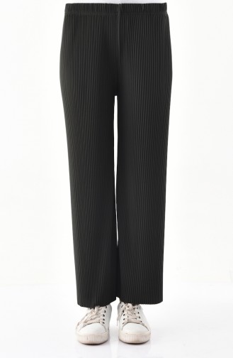 Pleated Plenty Cuff Trousers 0142-01 Khaki 0142-01