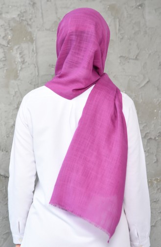 Plain Cotton Shawl 300-107 Purple 300-107