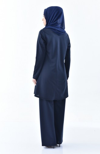 Tunic Pants Binary Suit 0279-02 Navy Blue 0279-02