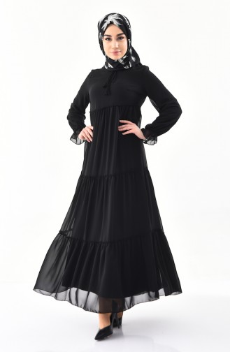 فستان أسود 18057-03