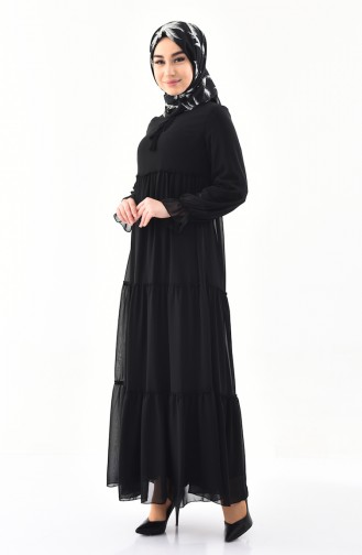 فستان أسود 18057-03