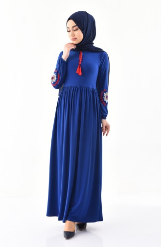 Robe Hijab Blue roi 4112-03