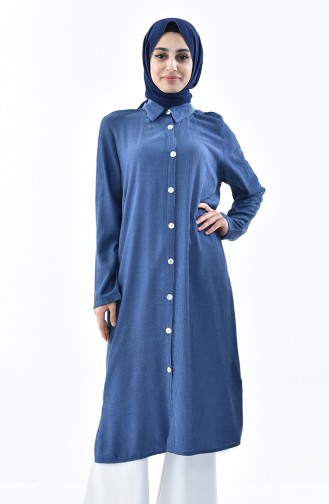 iLMEK Buttoned Tunic 5244-06 Petrol 5244-06